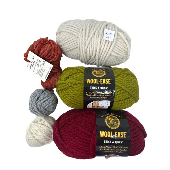 Lion Brand Wool-Ease Yarn Bundle - Picture 3 of 7